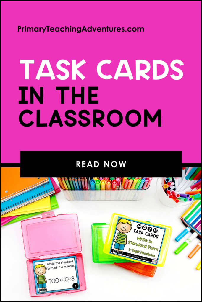 Task Cards in the Classroom